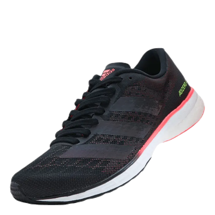 Adizero Adios 5 Shoes Core Black / Core Black / Signal Pink / Coral