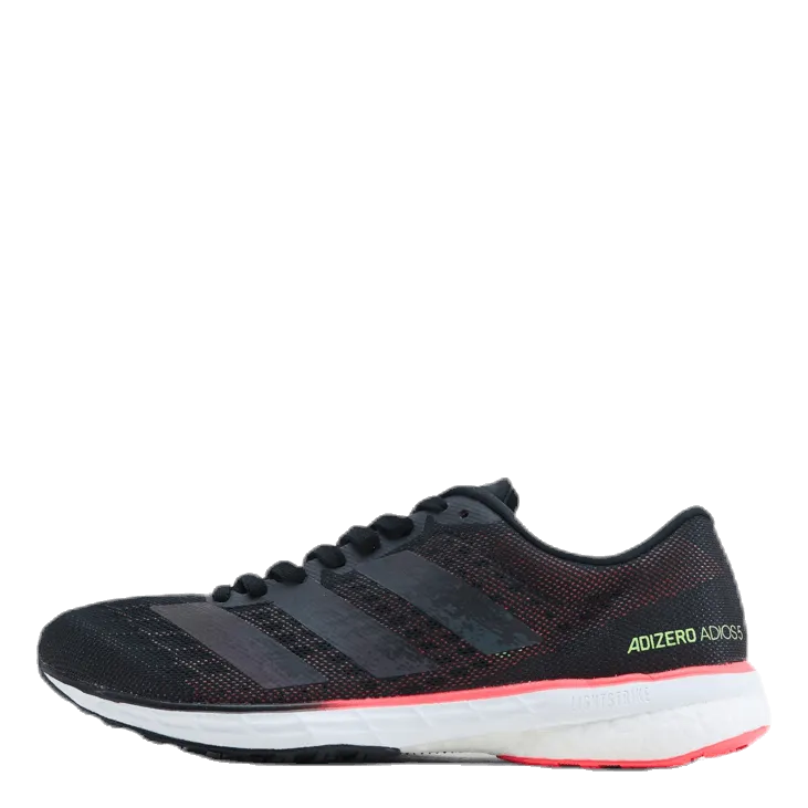 Adizero Adios 5 Shoes Core Black / Core Black / Signal Pink / Coral