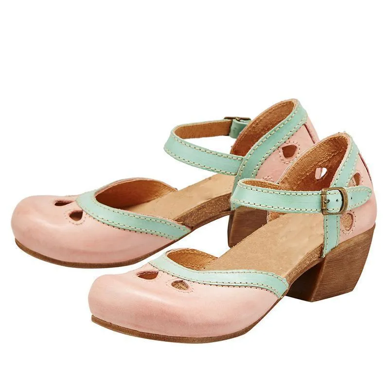 Amanda™ - Comfortable Low-Heeled Sandals