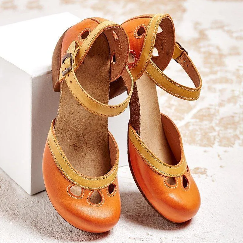 Amanda™ - Comfortable Low-Heeled Sandals