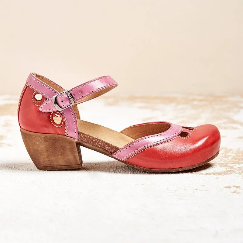 Amanda™ - Comfortable Low-Heeled Sandals