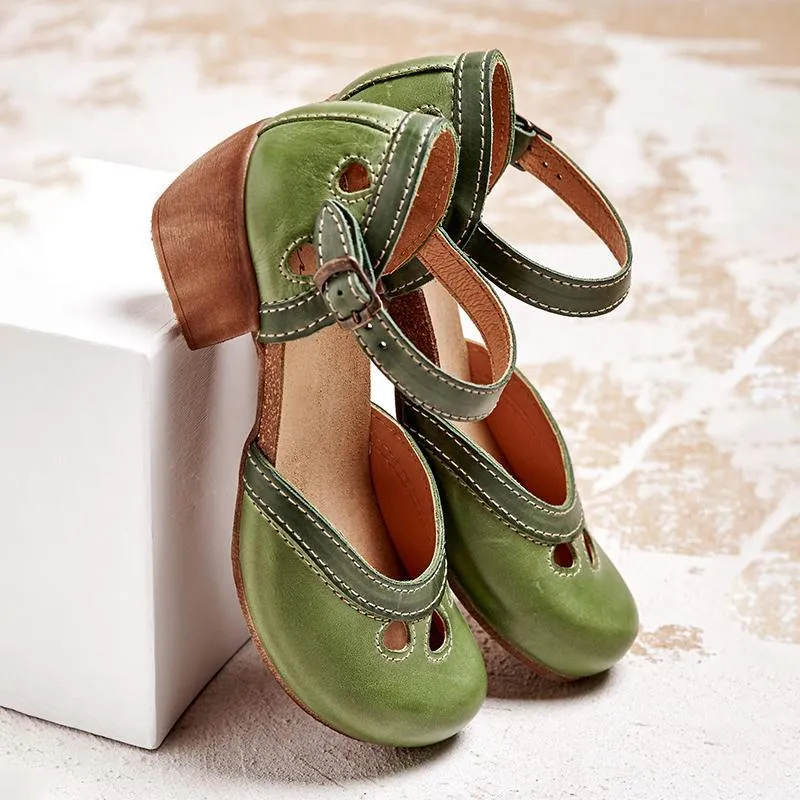 Amanda™ - Comfortable Low-Heeled Sandals