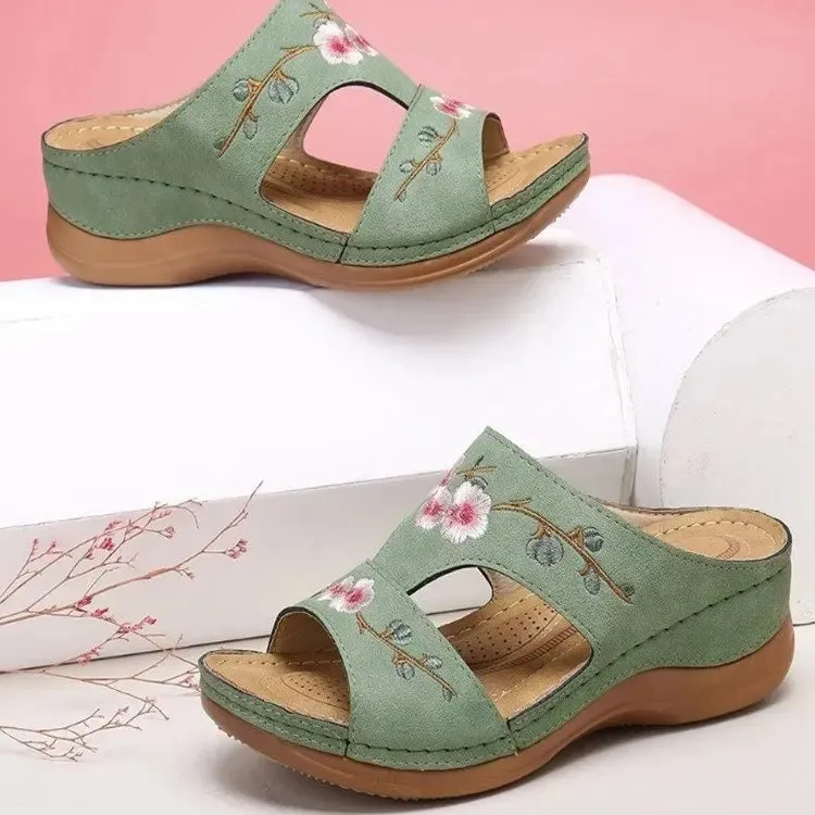 Araminta - Comfortable Wedge Sandals for Women