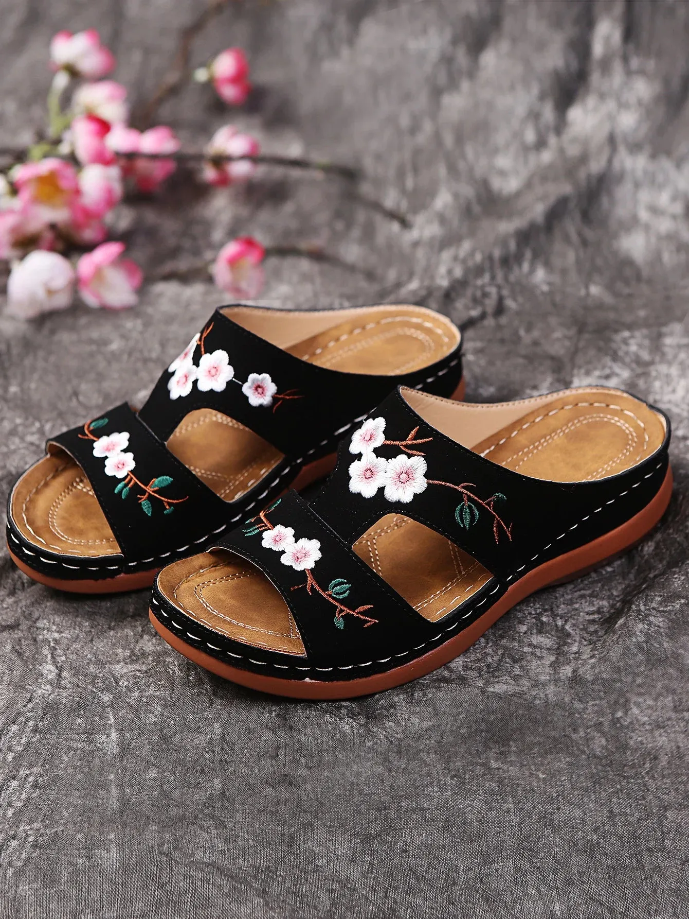 Araminta - Comfortable Wedge Sandals for Women