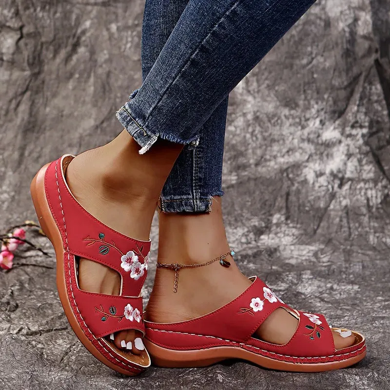 Araminta - Comfortable Wedge Sandals for Women