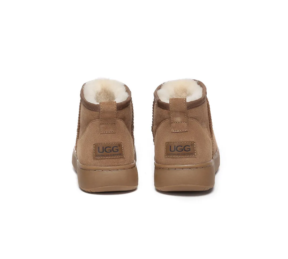 AUSTRALIAN SHEPHERD® UGG Boots Sheepskin Wool Ankle Ultra Mini Outdoor