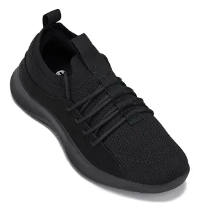 CALTO - Q130 - 2.4 Inches Taller (Black/Black Sole) - Ultra Lightweight Sneakers