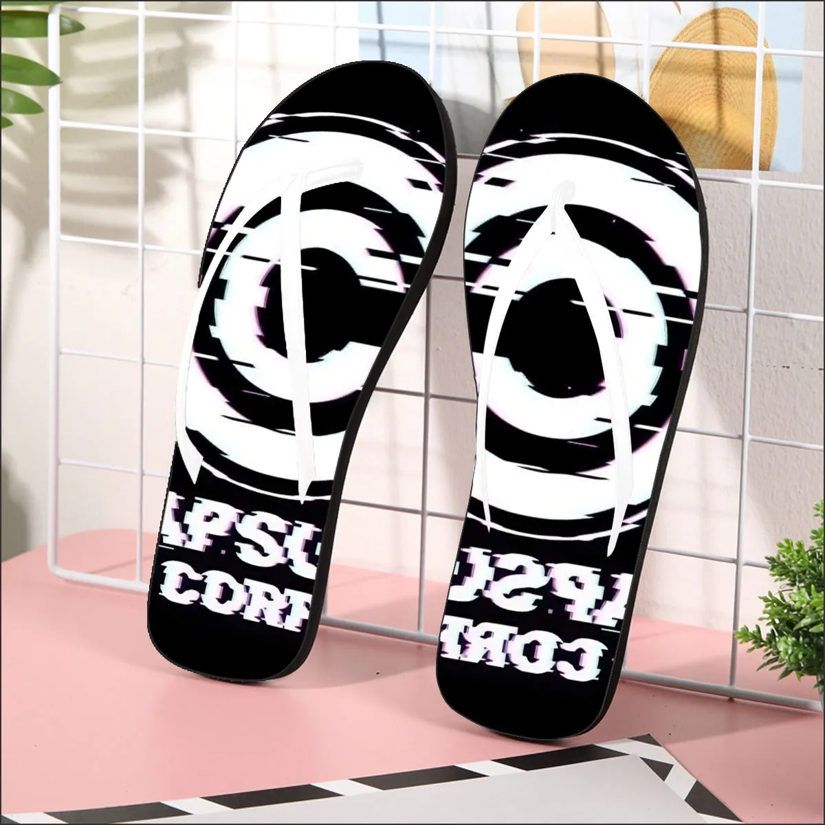 Capsule Corporation Flip Flops