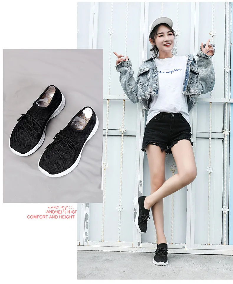 Casual Fashion Breathable Women Walking Sneakers