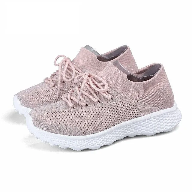 Casual Fashion Breathable Women Walking Sneakers