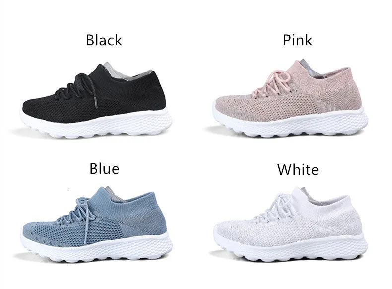 Casual Fashion Breathable Women Walking Sneakers