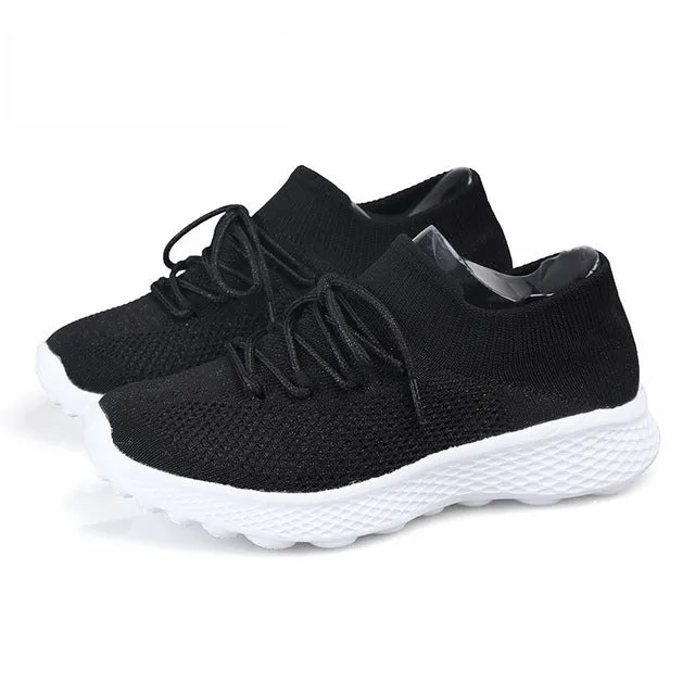 Casual Fashion Breathable Women Walking Sneakers