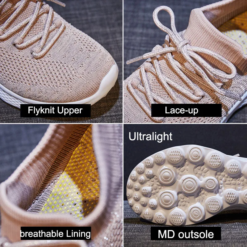 Casual Fashion Breathable Women Walking Sneakers