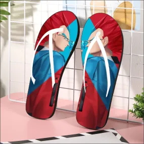 Cool Vegeta Businessman Design Dragon Ball Z Flip Flops