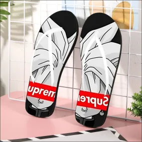 DBZ Zamasu Supreme Kai Logo Creative Black Edition Flip Flops