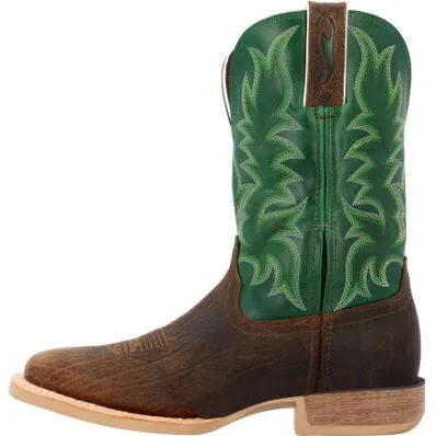 Durango Men's Rebel Pro 11" ST Evergreen Western Boot -Bridle Brown- DDB0461