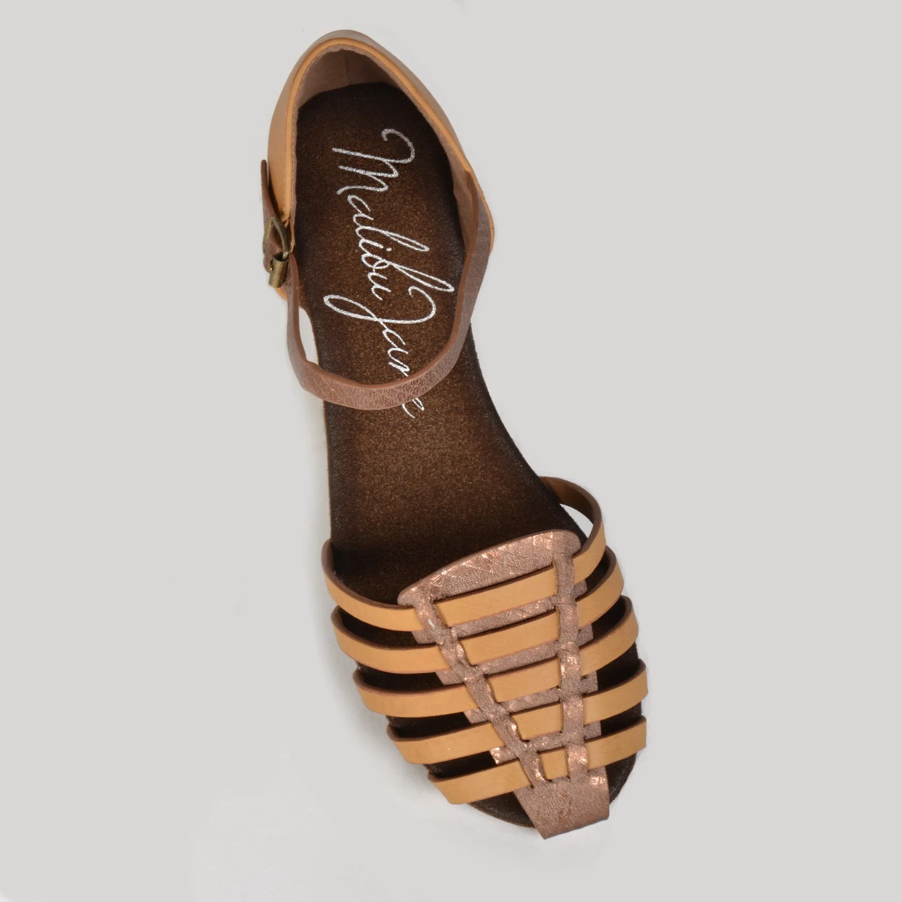 Laguna closed toe snake sandal