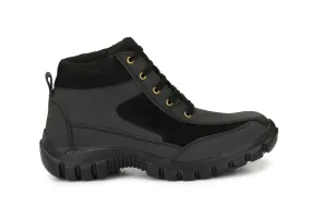 Leather Steel Toe Safety Shoes Ankle Boots