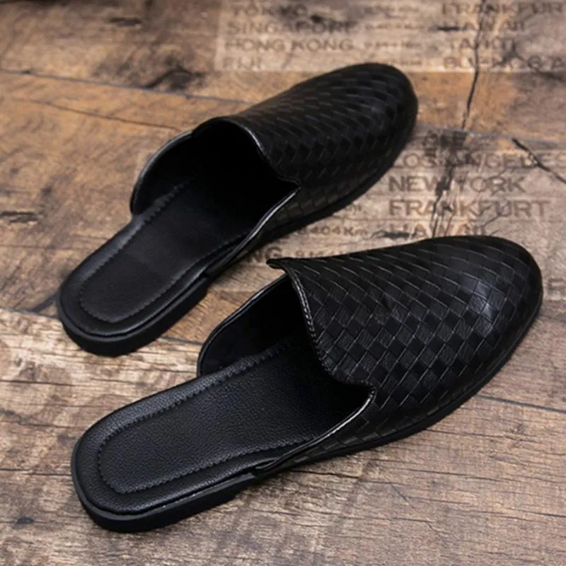 Men's Leather Lightweight Flip Flops