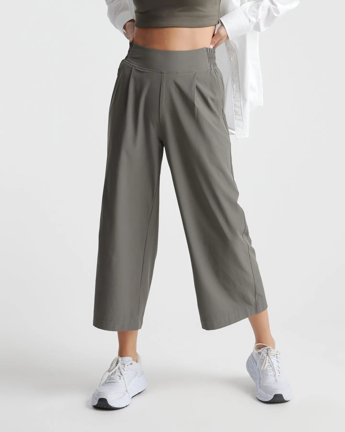 Performance Tech Wide Leg Pants