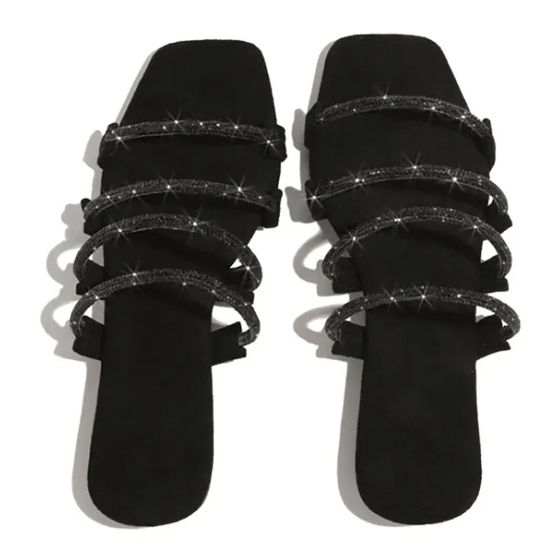 Rome Comfortable Bling Strap Sandal