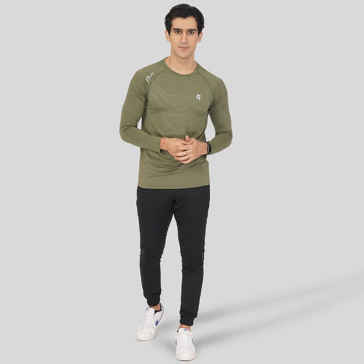 Running LongSleeves Tee (Olive)