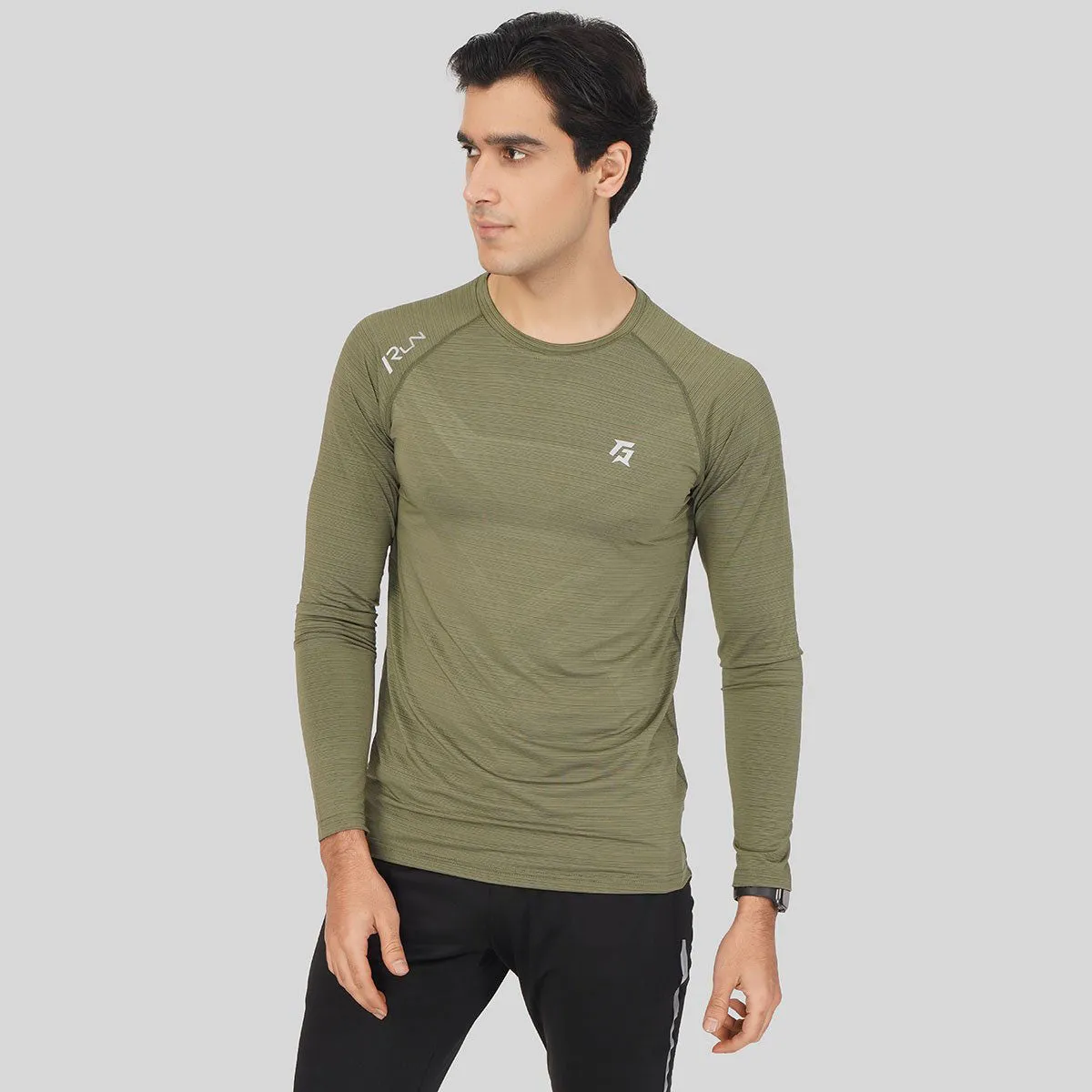 Running LongSleeves Tee (Olive)