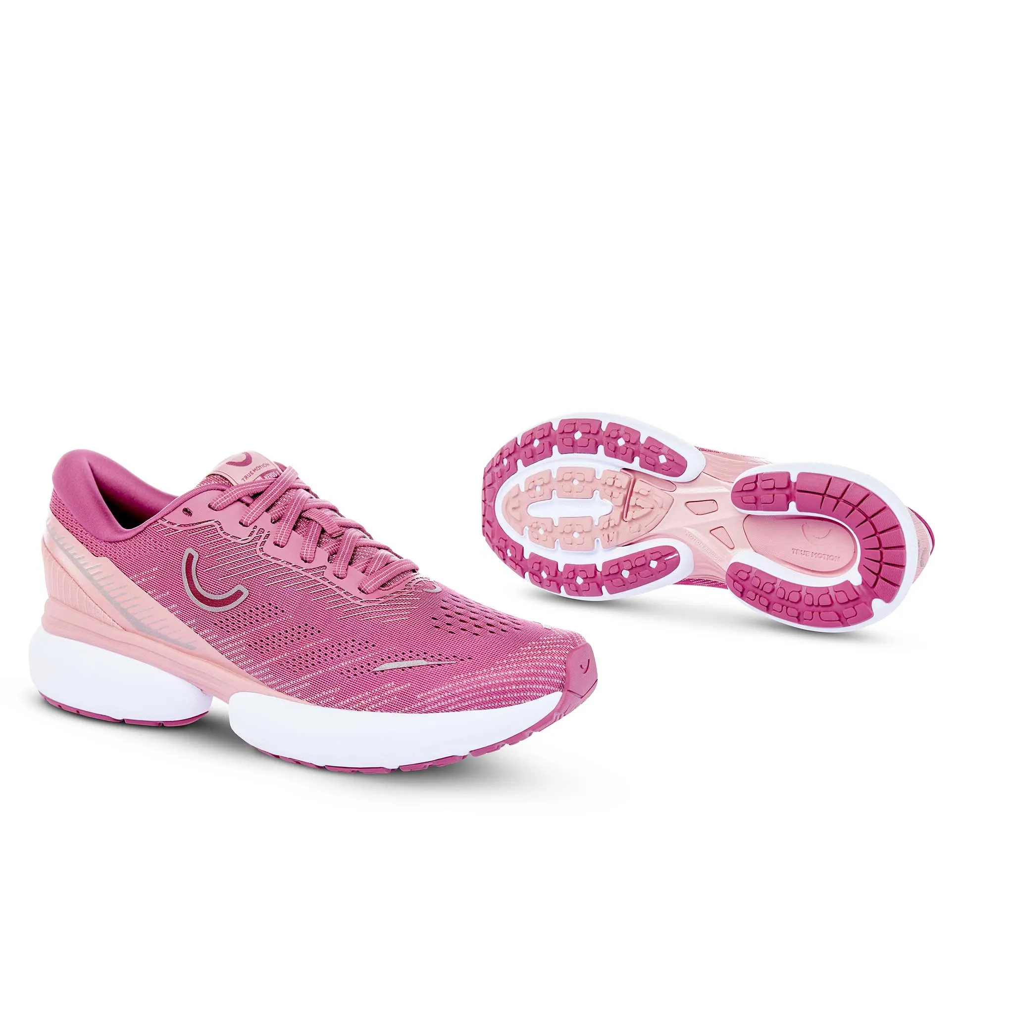 True Motion | Women's U-Tech Nevos 3 Running Shoes - Dry Rose