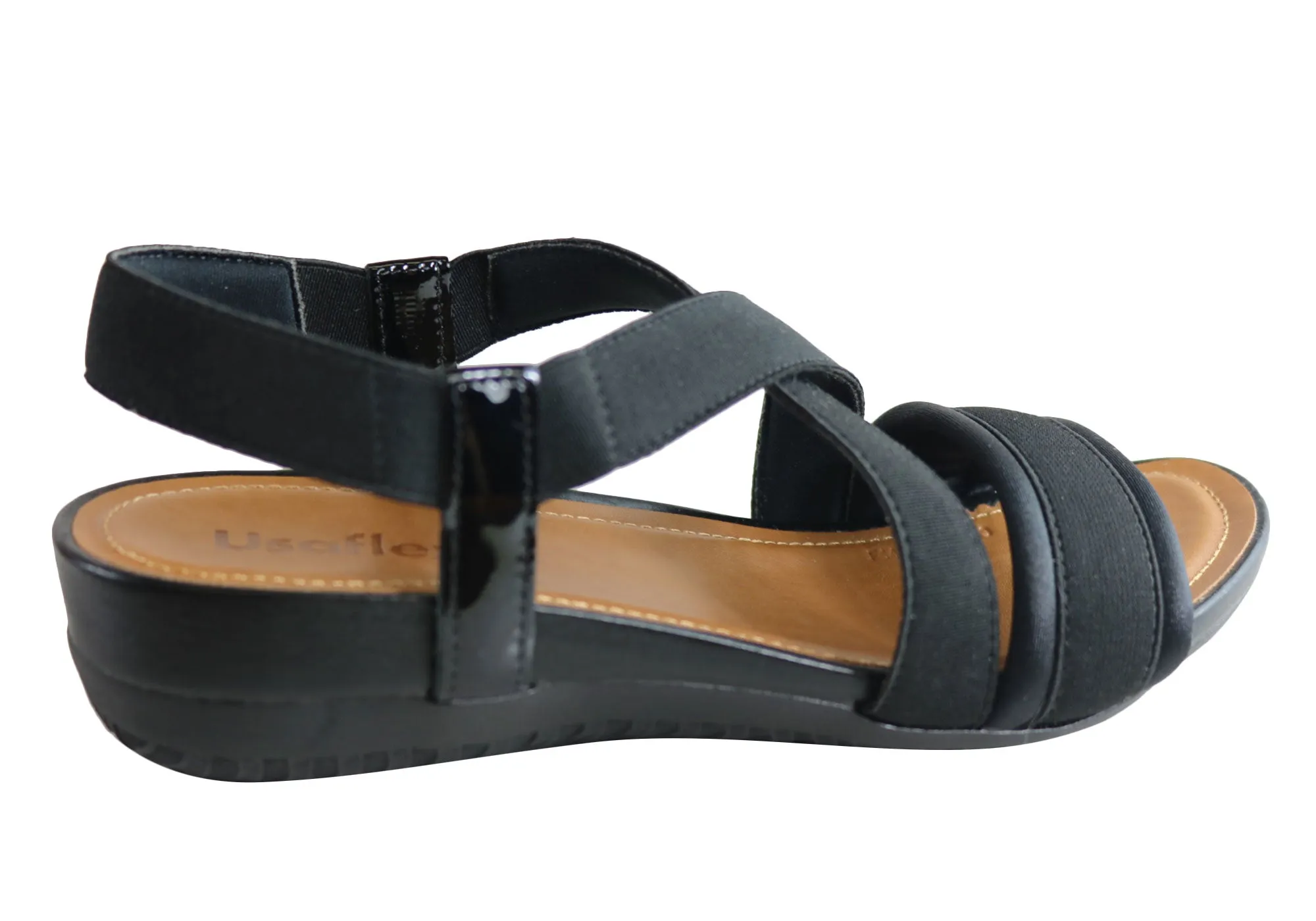 Usaflex Ambrosa Womens Comfortable Cushioned Sandals Made In Brazil