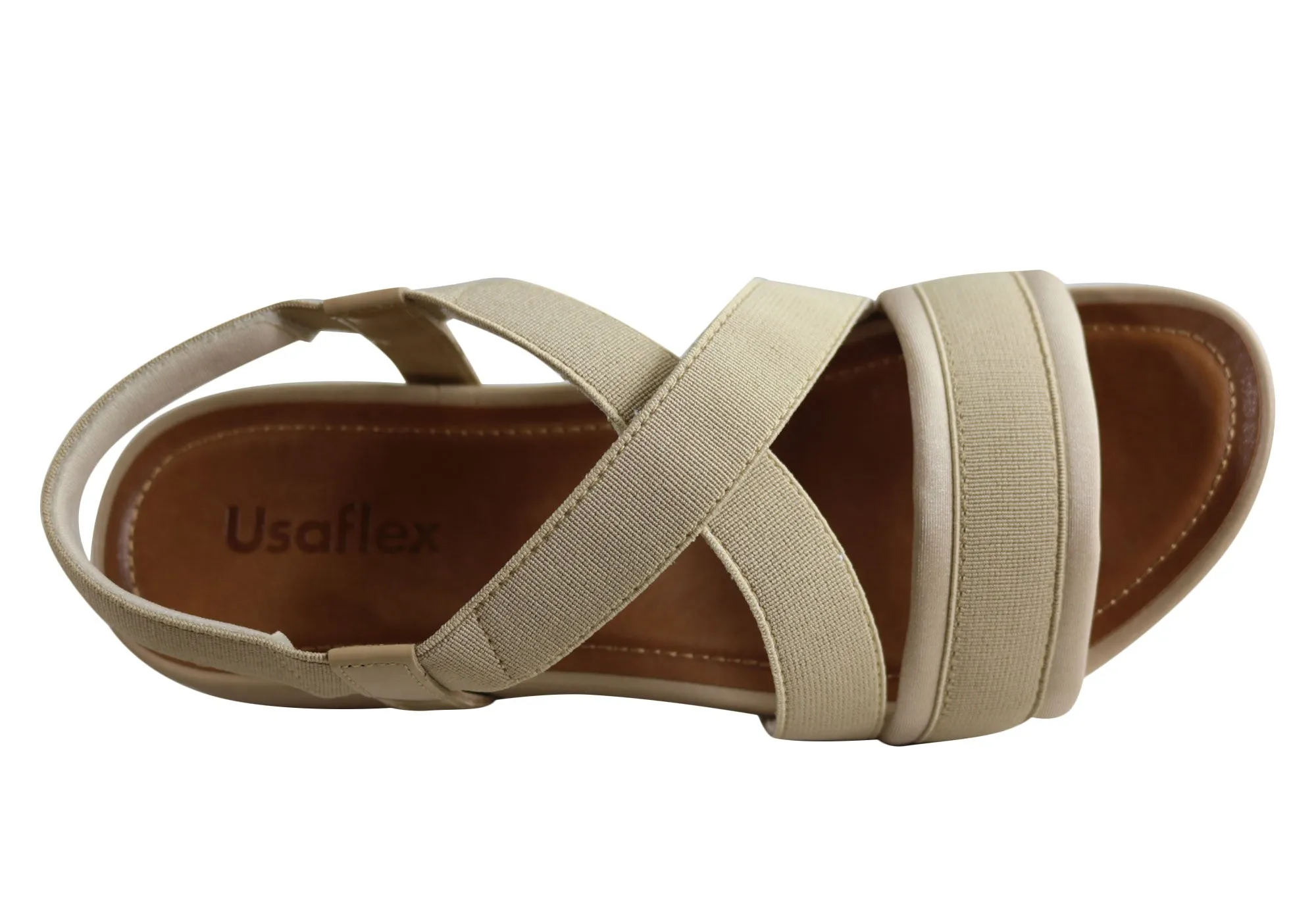 Usaflex Ambrosa Womens Comfortable Cushioned Sandals Made In Brazil