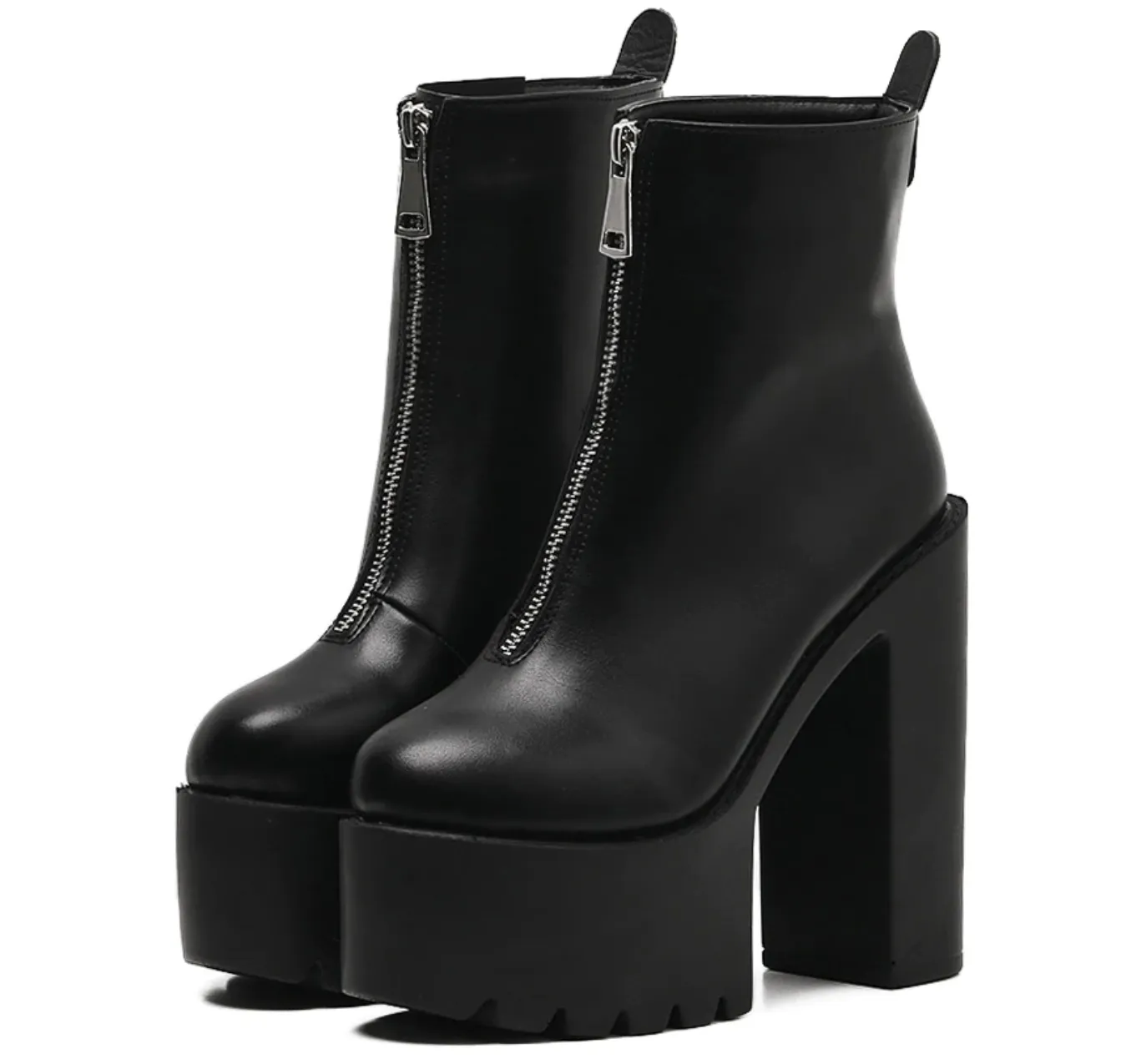 Women's Spring/Autumn Square Heels Ankle Boots